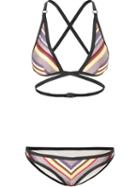 Zimmermann Ticking Wrap Bikini