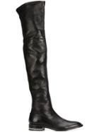 Givenchy Double Chain Over-the-knee Boots - Black