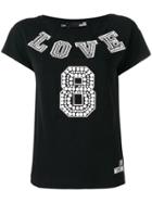 Love Moschino Love 8 T-shirt - Black