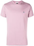 Vivienne Westwood Embroidered Logo T-shirt - Pink & Purple