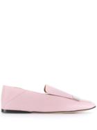 Sergio Rossi Plaque-embellished Loafers - Pink