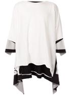 Fumito Ganryu Draped Oversized T-shirt - White