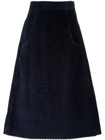 Cacharel Corduroy A-line Skirt