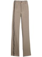 Uma Wang Contrast Stripe Trousers - Grey
