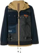 Junya Watanabe Man Cargo Hooded Jacket - Blue