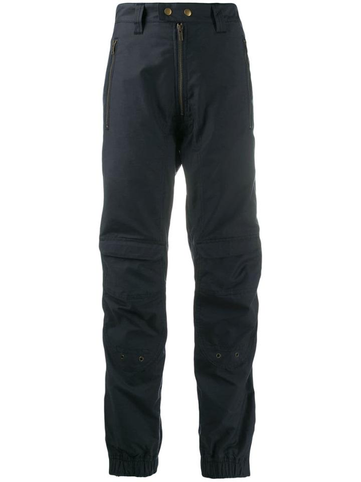 Gmbh Slim-fit Cargo Trousers - Blue