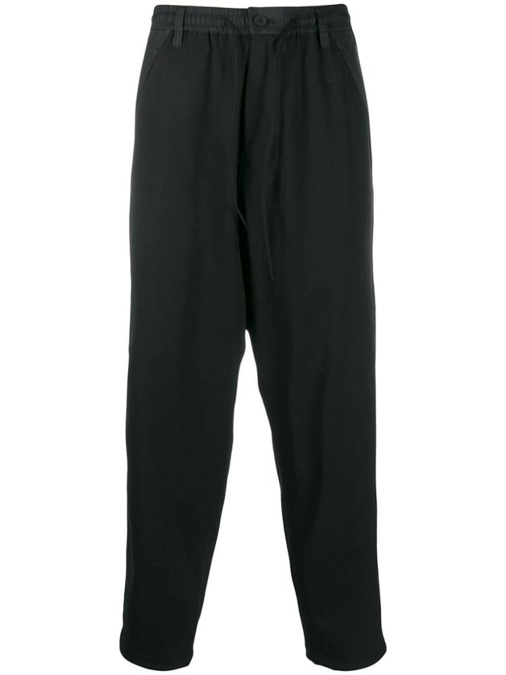 Y-3 Wide-leg Track Pants - Black