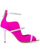 Malone Souliers By Roy Luwolt Mika Satin Sandals - Pink