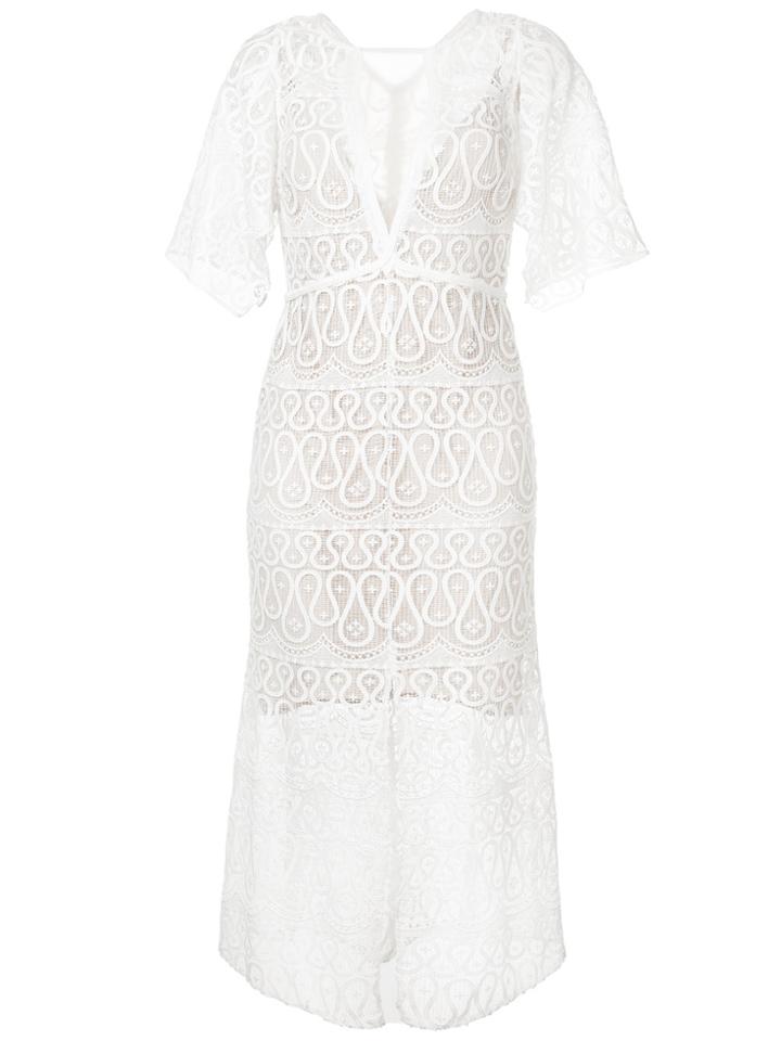 Manning Cartell Serpentine Lines Dress - White