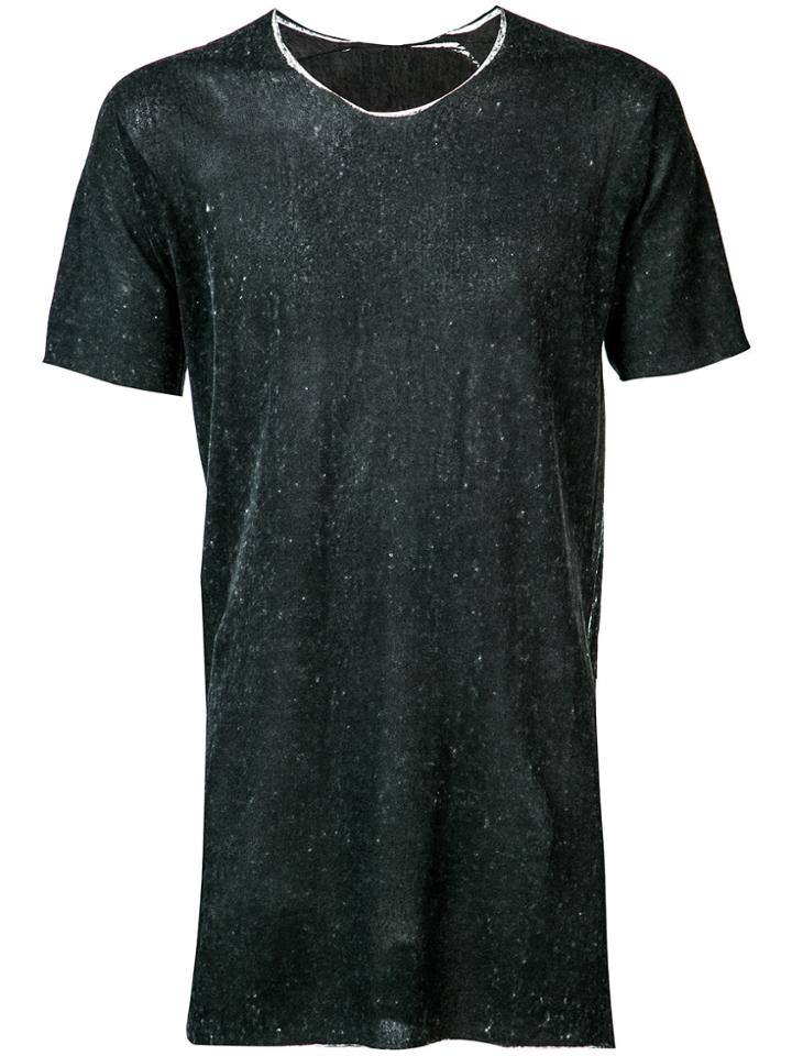Label Under Construction Arched Printed T-shirt - Black