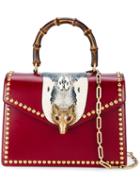 Gucci - Animailer Fox Bamboo Tote - Women - Leather/metal - One Size, Red, Leather/metal