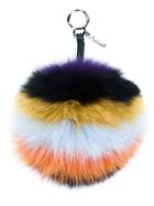 Fendi Rainbow Pom-pom Bag Charm - Multicolour