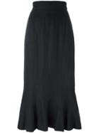 Chanel Vintage Mermaid Midi Skirt, Women's, Size: 36.5, Black