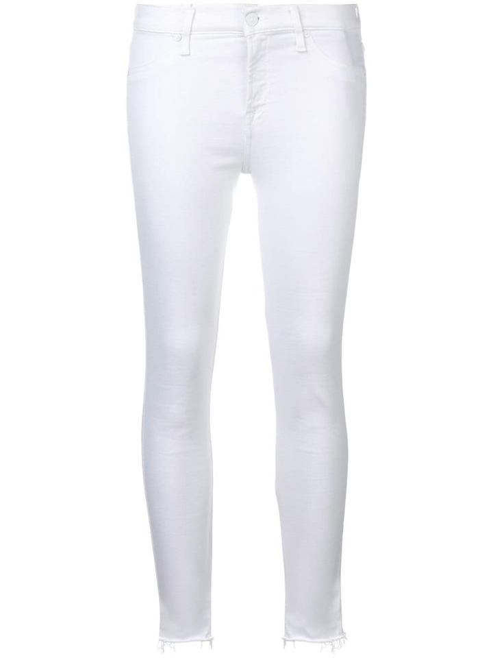 7 For All Mankind Skinny-fit Jeans - White