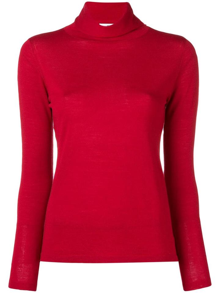 Sottomettimi Roll Neck Top - Red
