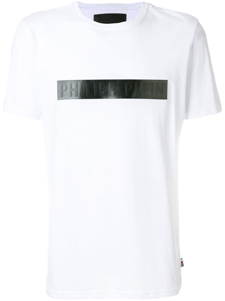 Philipp Plein Logo Panel T-shirt - White