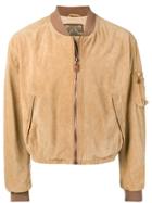 Giorgio Armani Vintage 1980's Bomber Jacket - Neutrals