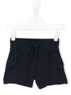 Chloé Kids - Lace-up Shorts - Kids - Viscose - 8 Yrs, Blue