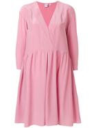 Aspesi V-neck Dress - Pink & Purple