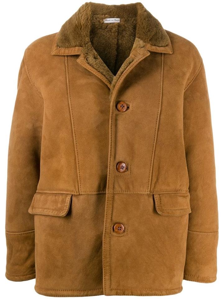 A.n.g.e.l.o. Vintage Cult 1980's Shearling Coat - Brown