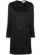 Carven Fringed Dress - Black
