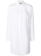 Maison Flaneur Oversized Long Shirt - White