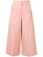 Twin-set Cropped Wide Leg Trousers - Pink