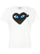 Comme Des Garçons Play Heart Eyes T-shirt - White