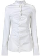 Jil Sander Gathered Button Placket Shirt - White