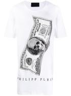 Philipp Plein Oversized Dollar T-shirt - 01 White
