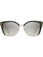 Prada Eyewear Mod Cat-eye Sunglasses - Black