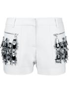 Thomas Wylde Jewel-embellished Shorts