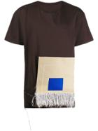 A-cold-wall* Square Appliqué T-shirt - Brown