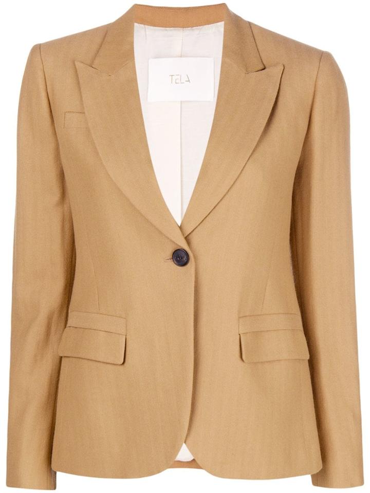 Tela Perfectly Fitted Jacket - Brown