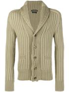Tom Ford Ribbed Cardigan - Nude & Neutrals