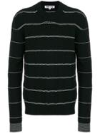 Mcq Alexander Mcqueen Striped Sweater - Black