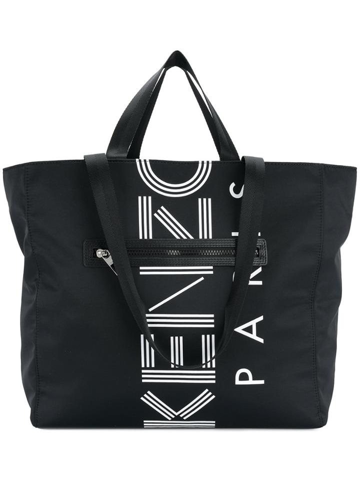 Kenzo Kenzo Logo Tote Bag - Black