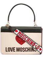 Love Moschino Glittered Heart Tote - Black