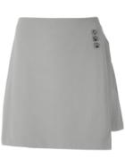 Magrella Short Wrap Skirt - Grey