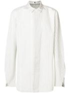 Lost & Found Ria Dunn Stripe-panel Shirt - White