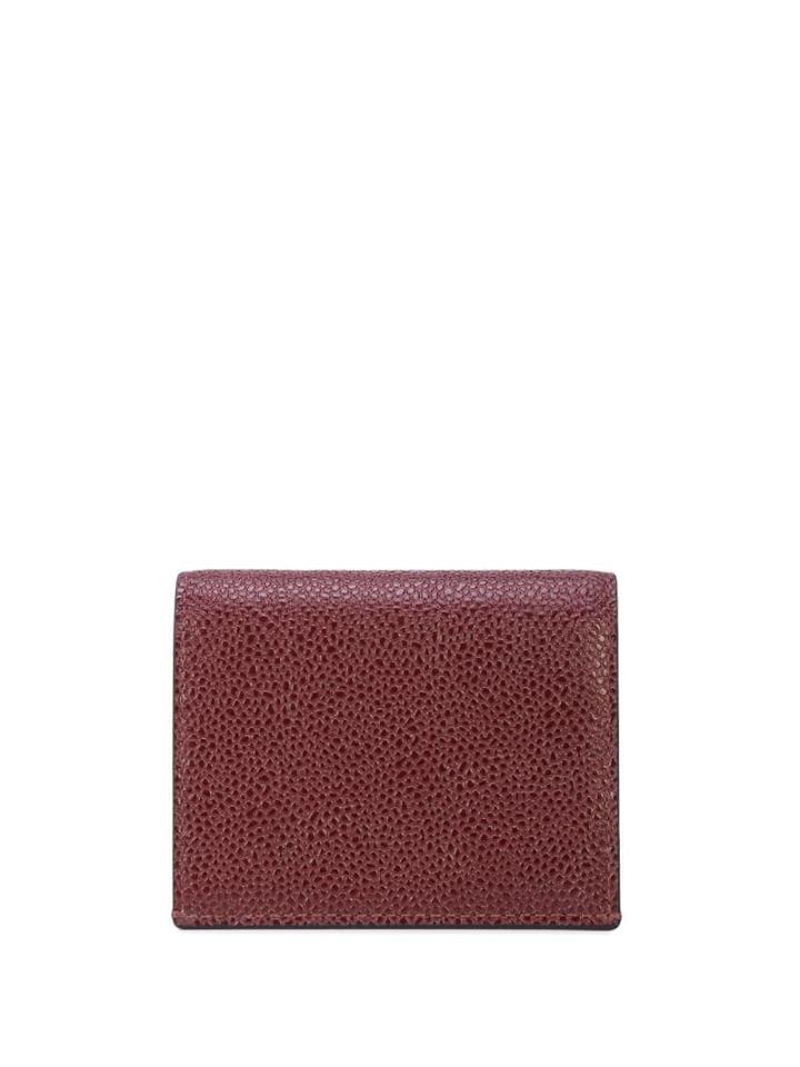 Thom Browne Double Sided Card Holder - Red