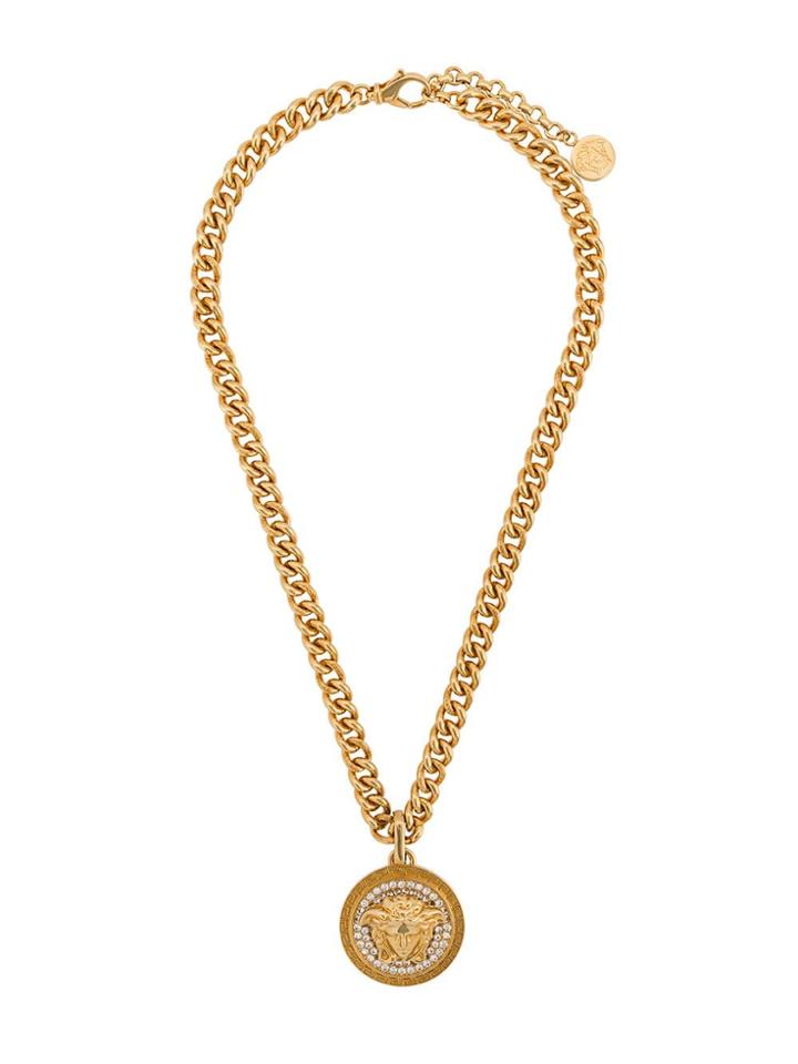Versace Medusa Head Chain Necklace - Gold