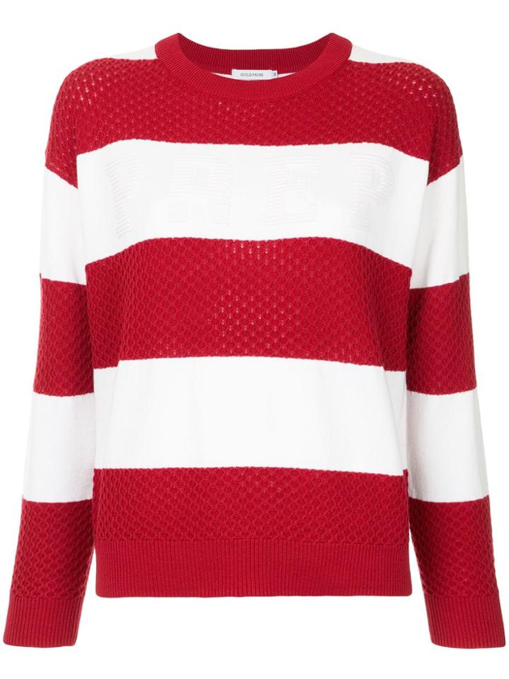 Guild Prime Striped Jumper - Red