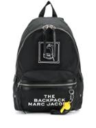 Marc Jacobs Large Zipped Backpack - Black