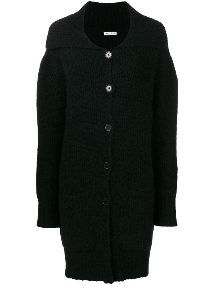 Each X Other Oversized Ribbed Knit Cardigan - Blue