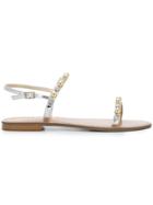 Versace Jeans Beaded Sandals - Metallic
