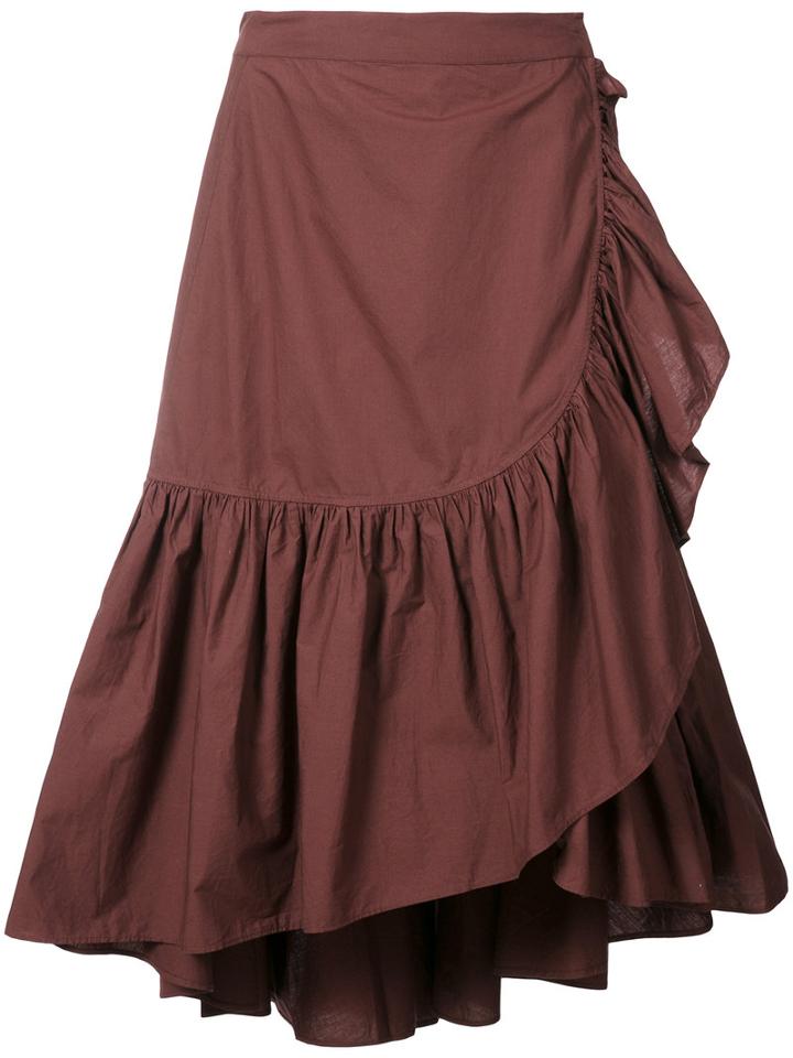 Ulla Johnson - Camila Skirt - Women - Cotton - 8, Pink/purple, Cotton