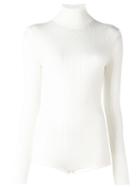 Courrèges Turtleneck Pullover, Women's, Size: 2, White, Merino
