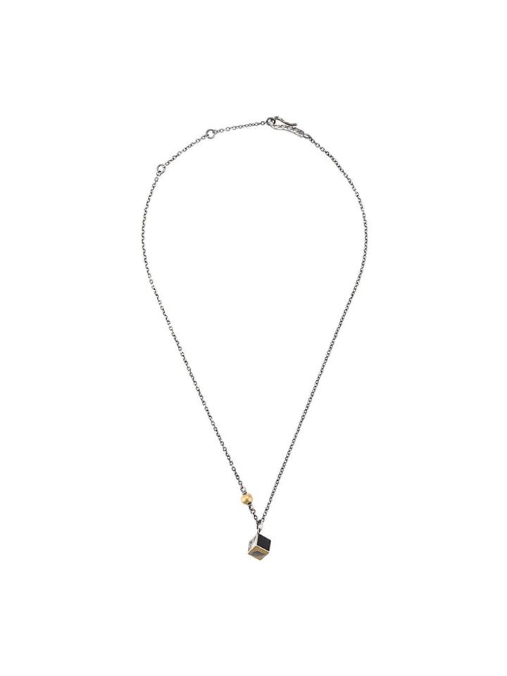 Bottega Veneta Cubic Zirconia Necklace - Silver