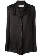Uma Wang - Light Blazer - Women - Linen/flax/viscose - S, Black, Linen/flax/viscose